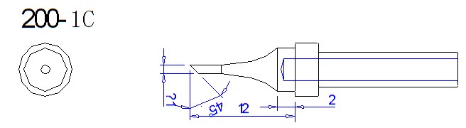 200-1c soldering tip