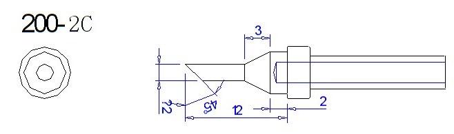 200-2C soldering tip