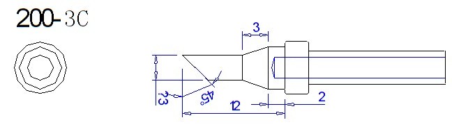 200-3C soldering tip